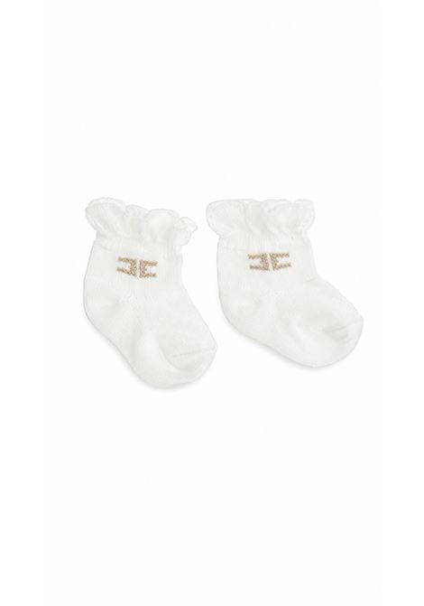 Calzino con logo ELISABETTA FRANCHI KIDS | ENCZ004 C TV0610115